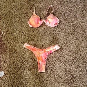 Pink bikini